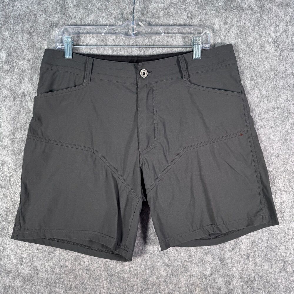Kuhl Renegade Rock Shorts Mens 34x7 Gray Tiny Stain Outdoors Hiking
